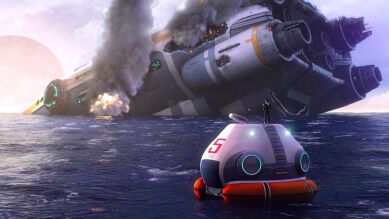 Subnautica na PS5 zabírá mnohem méně místa než na PS4