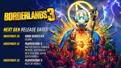 Borderlands 3 ve verzi pro PS5 budou launch titulem